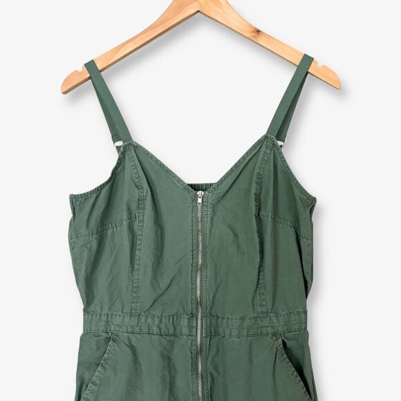 Universal Thread Maxi Cargo Jumpsuit Olive Green Womens Small Streetwear Y2K - Picture 3 of 15